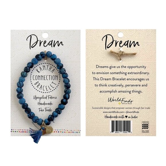 [Worldfinds] DREAM Kantha Boho Bracelet - Picture 2 of 3